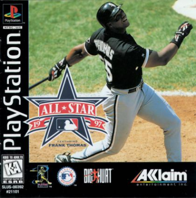 Pochette All-Star Baseball '97 featuring Frank Thomas version PlayStation