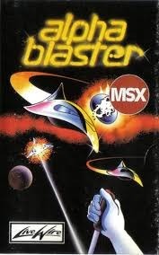 Pochette Alpha Blaster version MSX