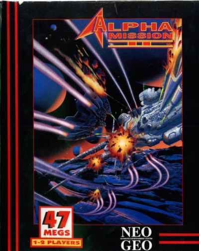 Pochette Alpha Mission II version Neo Geo