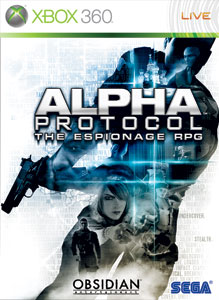 Pochette Alpha Protocol version Xbox 360