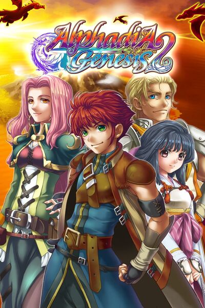 Pochette Alphadia Genesis 2 version Switch
