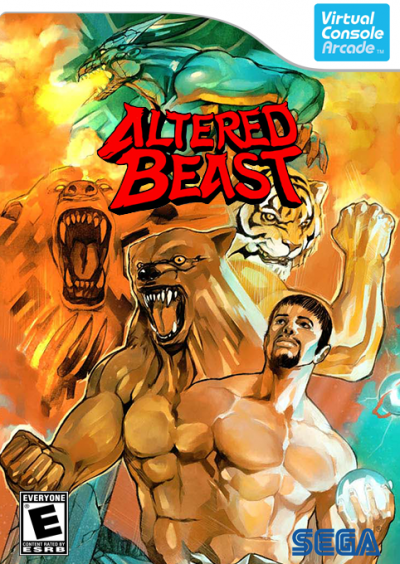Pochette Altered Beast version Wii
