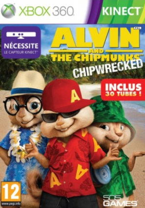 Pochette Alvin et les Chipmunks 3 version Xbox 360