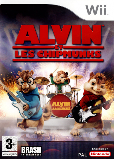 Pochette Alvin et les Chipmunks : le jeu version Wii