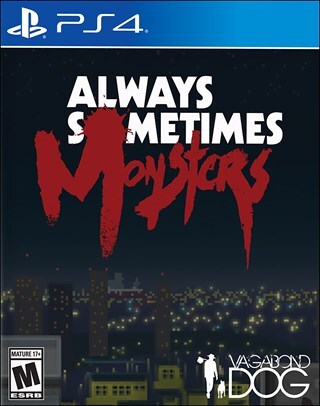 Pochette Always Sometimes Monsters version PlayStation 4