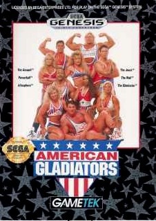 Pochette American Gladiators version Megadrive