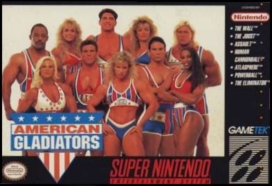 Pochette American Gladiators version Super Nintendo