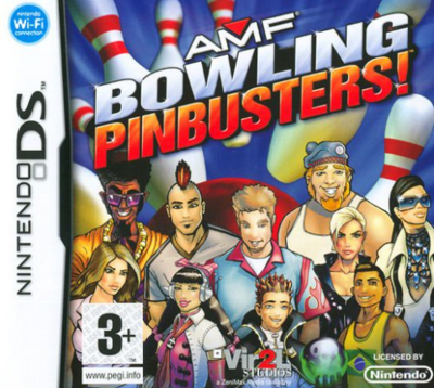 Pochette AMF Bowling Pinbusters! version DS