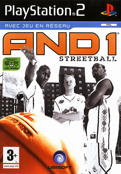 Pochette AND 1 Streetball version PlayStation 2
