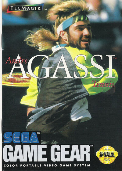 Pochette Andre Agassi Tennis version GameGear