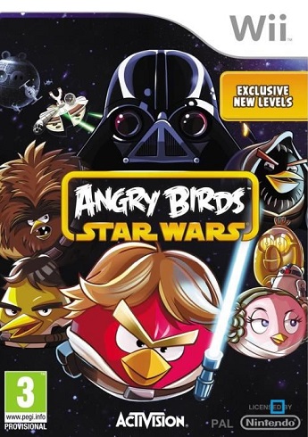 Pochette Angry Birds Star Wars version Wii