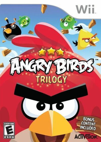 Pochette Angry Birds Trilogy version Wii