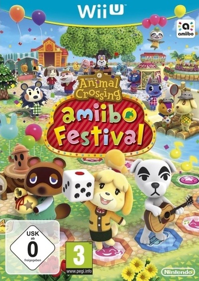 Pochette Animal Crossing : Amiibo Festival version Wii U