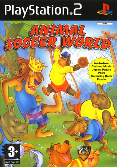Pochette Animal Soccer World version PlayStation 2