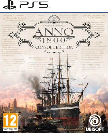 Pochette Anno 1800 version PlayStation 5
