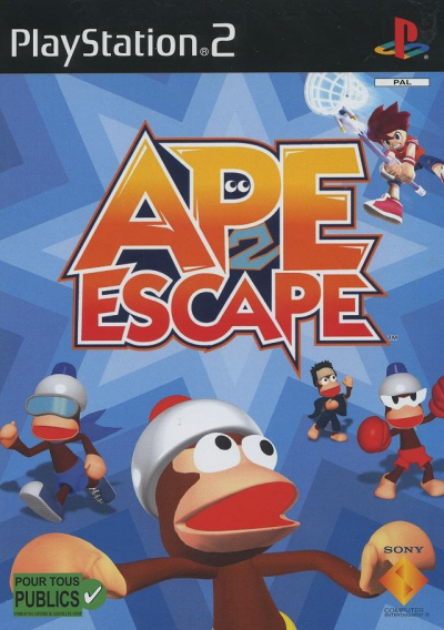Pochette Ape Escape 2 version PlayStation 2