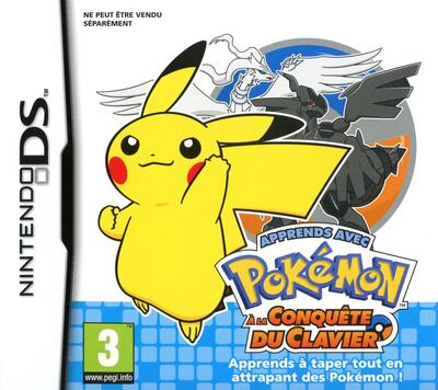 Pochette Apprends avec Pokémon : A la Conquête du Clavier version DS