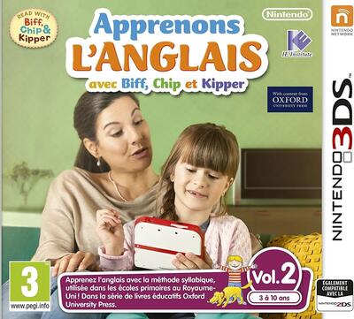 Pochette Apprenons l'anglais avec Biff, Chip et Kipper - Vol. 2 version 3DS