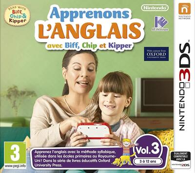 Pochette Apprenons l'anglais avec Biff, Chip et Kipper - Vol. 3 version 3DS