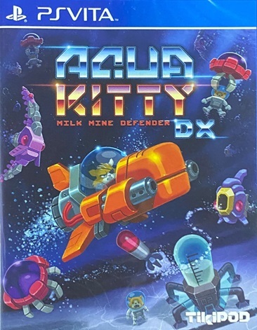 Pochette Aqua Kitty - Milk Mine Defender DX version PSVita