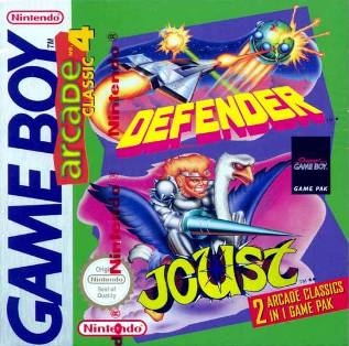 Pochette Arcade Classic 4 : Defender / Joust version GameBoy/Color