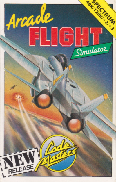 Pochette Arcade Flight Simulator version ZX Spectrum