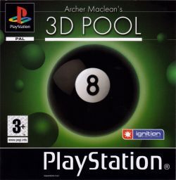 Pochette Archer MacLean's 3D Pool version PlayStation