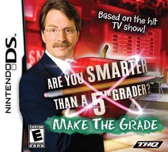 Pochette Are you smarter than a 5th Grader ? Make the Grade version DS
