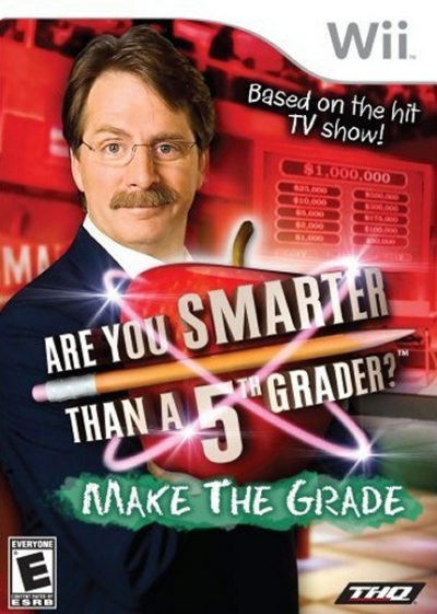 Pochette Are you smarter than a 5th Grader ? Make the Grade version Wii