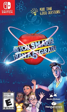 Pochette Are you smarter than a 5th Grader ? version Switch