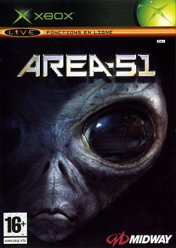 Pochette Area 51 version Xbox
