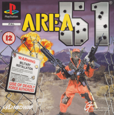 Pochette Area 51 version PlayStation