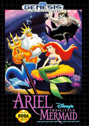 Pochette Ariel : la petite sirène version Megadrive