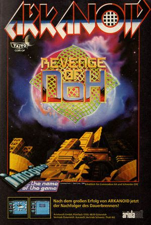 Pochette Arkanoid II : Revenge of Doh version NES