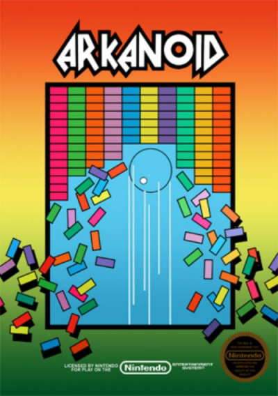 Pochette Arkanoid version NES