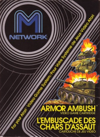 Pochette Armor Ambush version Atari 2600