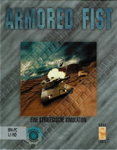 Pochette Armored Fist version PC MS-DOS