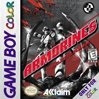 Pochette Armorines : Project S.W.A.R.M. version GameBoy/Color