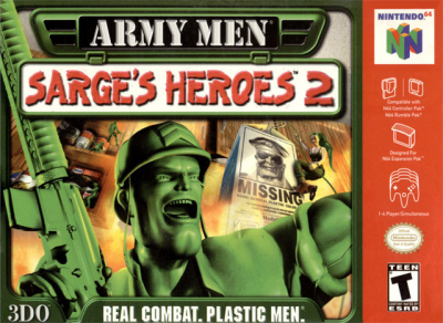 Pochette Army Men : Sarge's Heroes 2 version Nintendo 64
