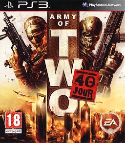 Pochette Army of Two : le 40ème Jour version PlayStation 3