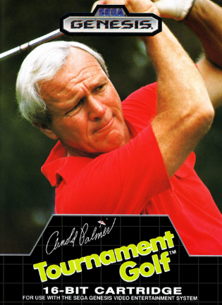 Pochette Arnold Palmer Tournament Golf version Megadrive