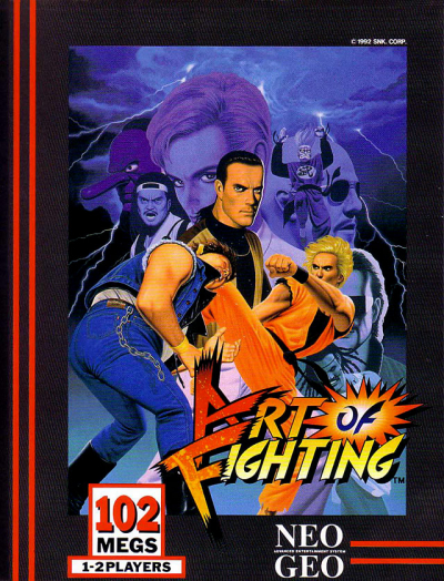 Pochette Art of Fighting version Neo Geo