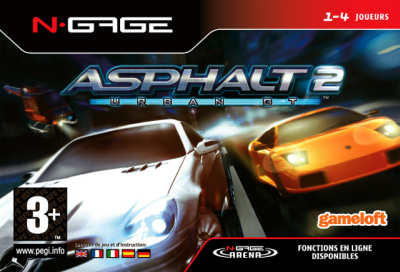 Pochette Asphalt  2 : Urban GT version N-Gage