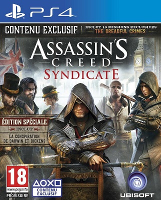 Pochette Assassin's Creed Syndicate version PlayStation 4