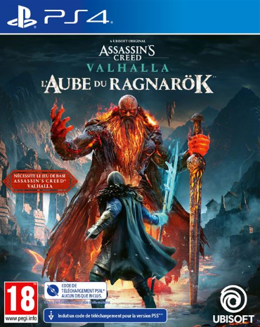 Pochette Assassin's Creed Valhalla : L'Aube du Ragnarök version PlayStation 4