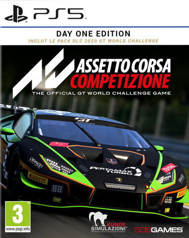 Pochette Assetto Corsa Competizione version PlayStation 5