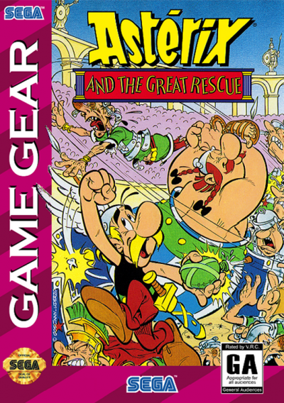 Pochette Astérix and The Great Rescue version GameGear