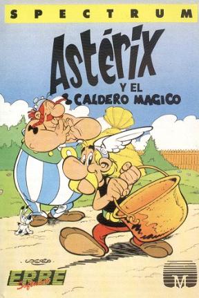 Pochette Asterix and the Magic Cauldron version ZX Spectrum