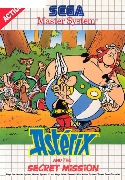 Pochette Astérix and the Secret Mission version Master System