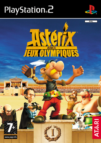 Pochette Astérix aux Jeux Olympiques version PlayStation 2